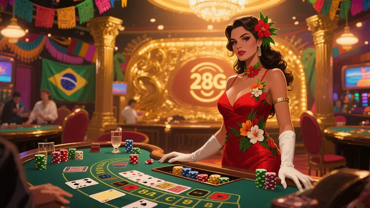 89p.com mesa de bacará elegante com fichas e apostas em evidência